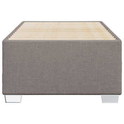 Bedframe stof taupe 90x200 cm