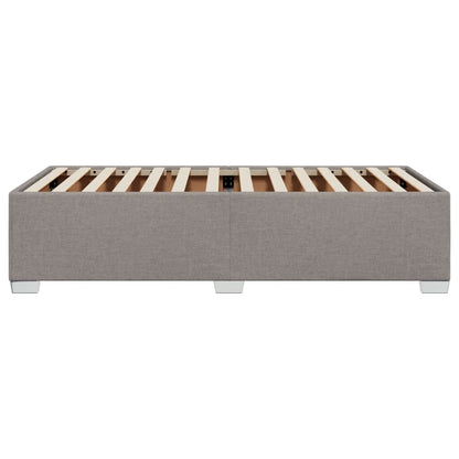 Bedframe stof taupe 90x200 cm