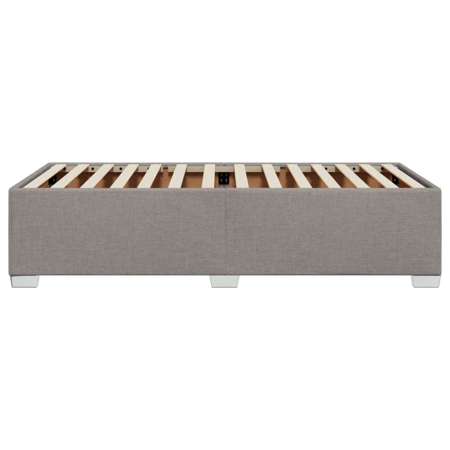 Bedframe stof taupe 90x200 cm