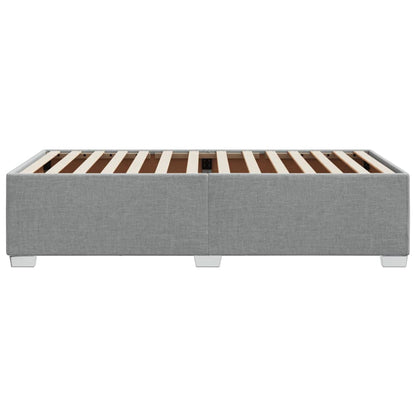 Bedframe stof lichtgrijs 100x200 cm