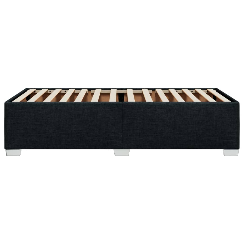Bedframe stof zwart 100x200 cm