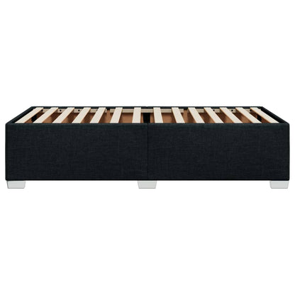 Bedframe stof zwart 100x200 cm