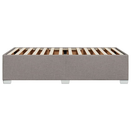 Bedframe stof taupe 100x200 cm