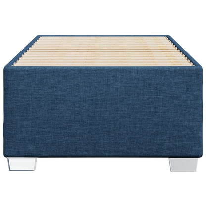 Bedframe stof blauw 100x200 cm