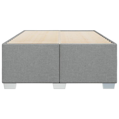 Bedframe stof lichtgrijs 120x190 cm