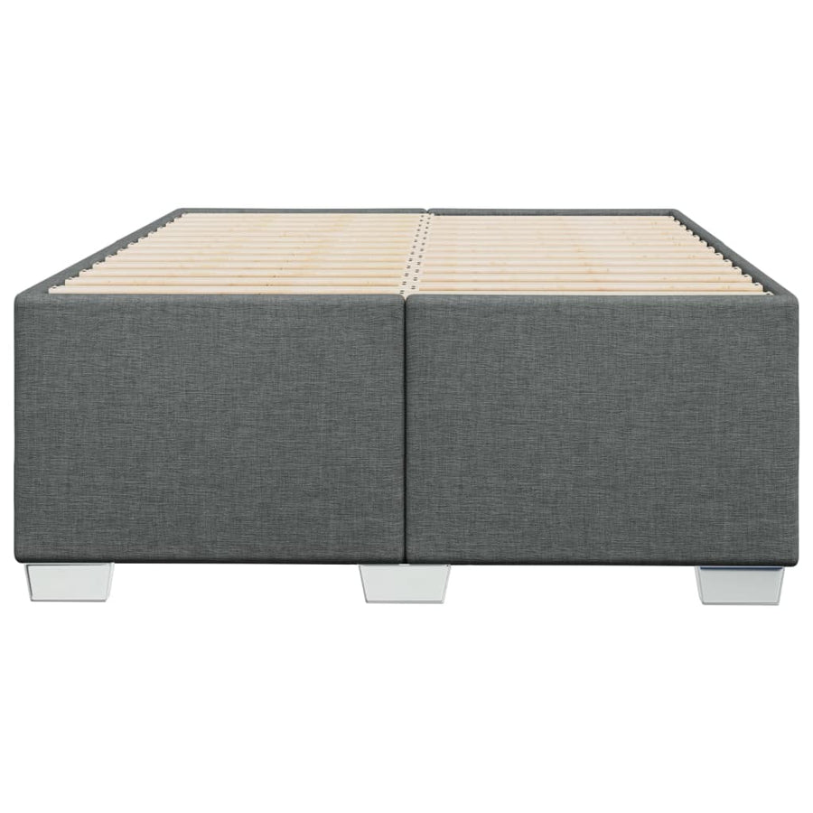 Bedframe stof donkergrijs 120x190 cm