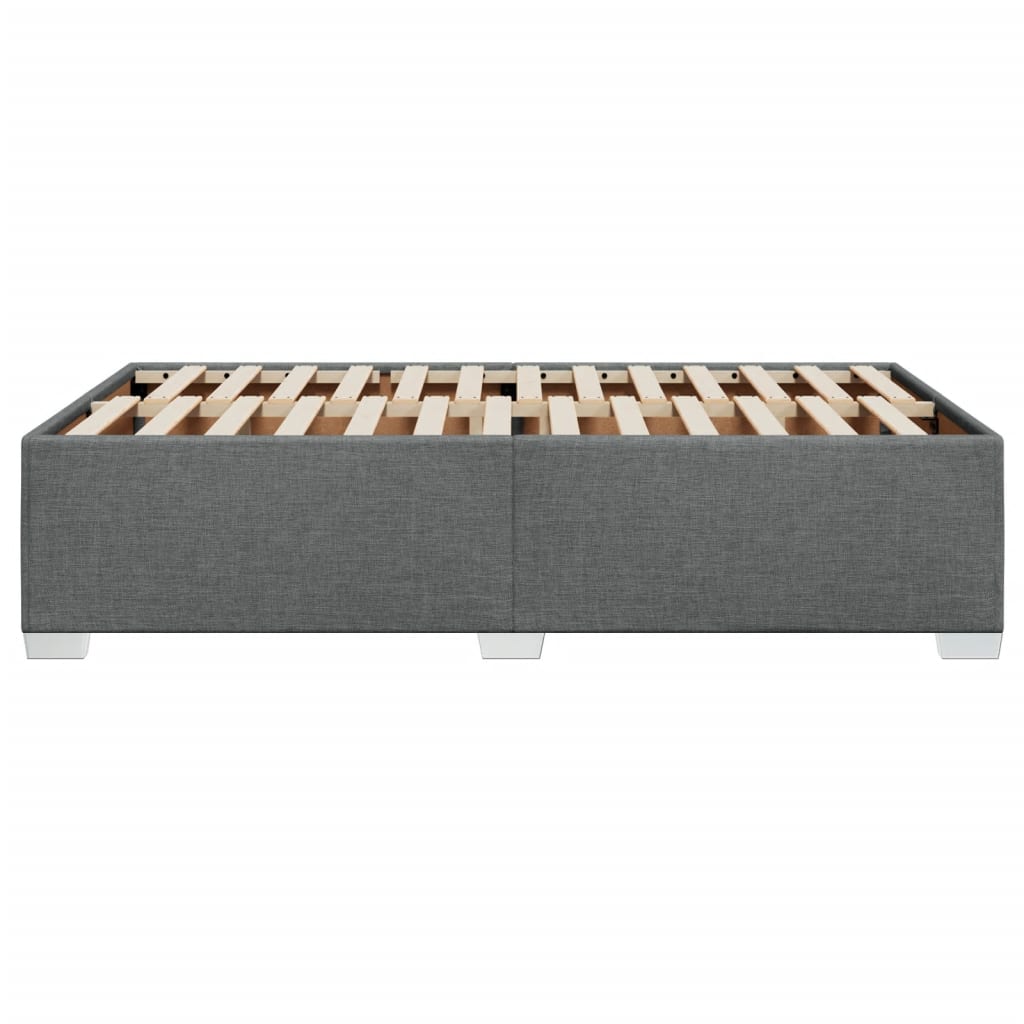 Bedframe stof donkergrijs 120x190 cm