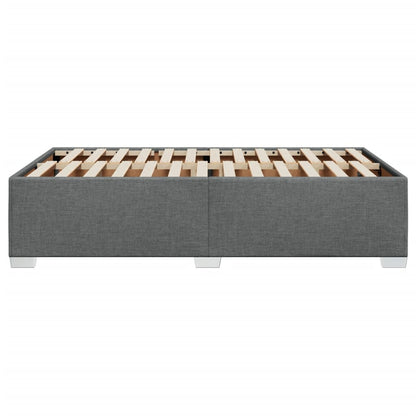 Bedframe stof donkergrijs 120x190 cm