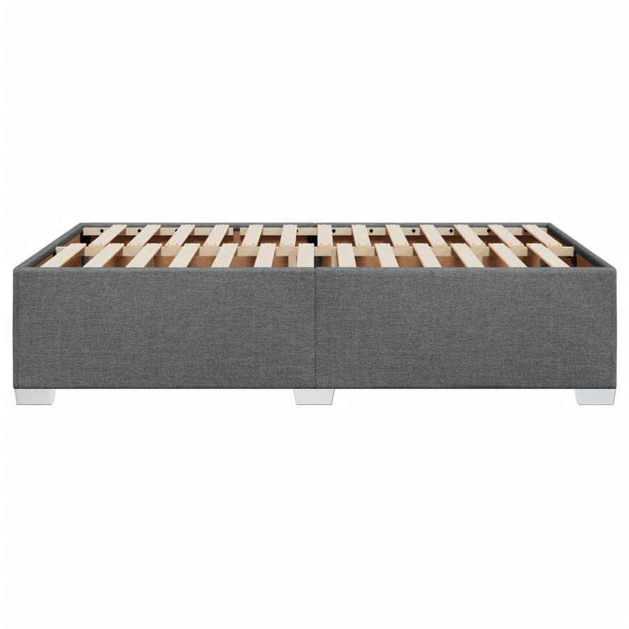 Bedframe stof donkergrijs 120x190 cm