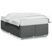 Bedframe stof donkergrijs 120x190 cm