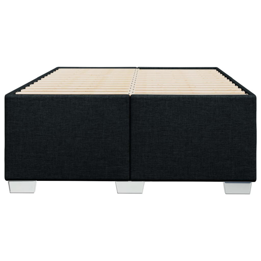 Bedframe stof zwart 120x190 cm