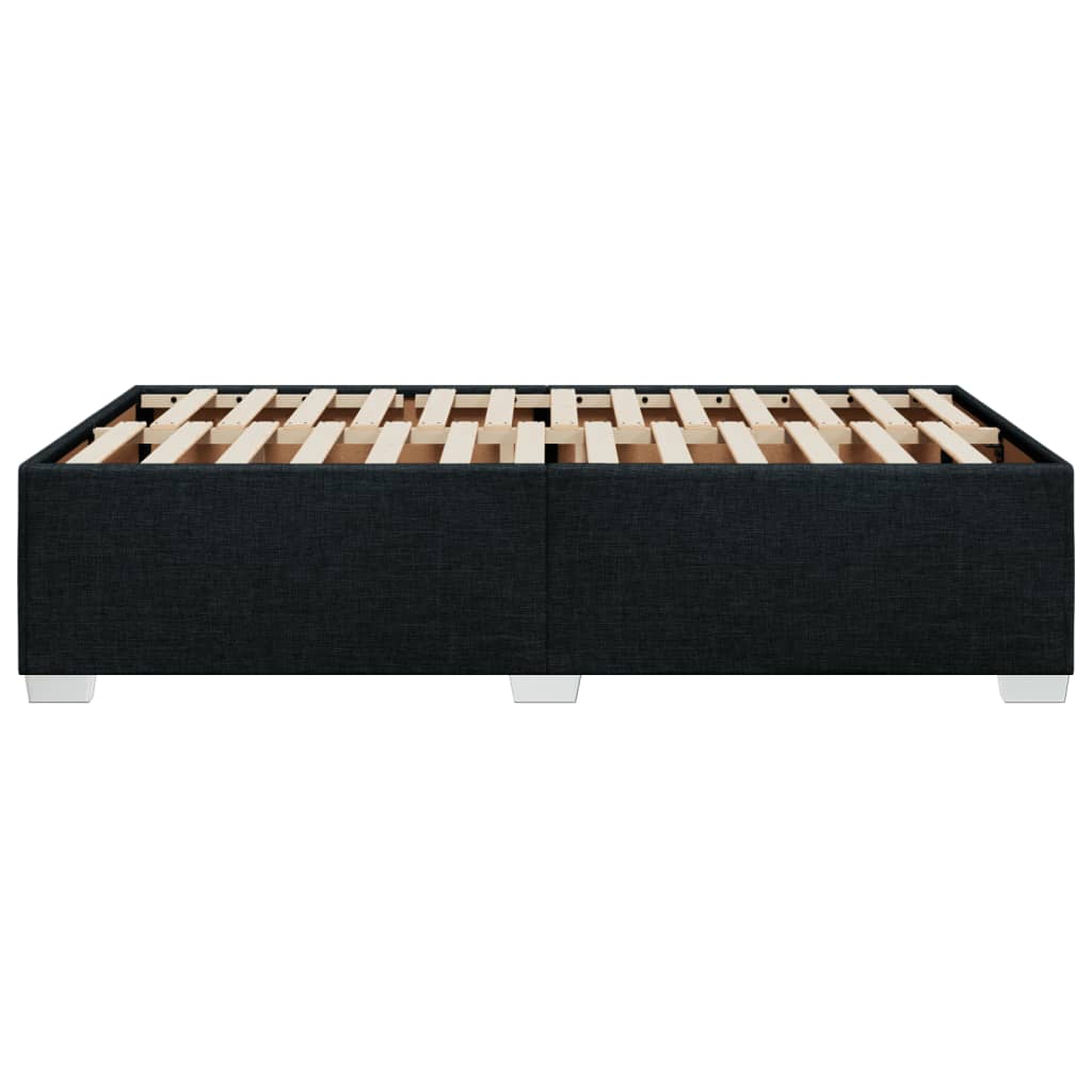 Bedframe stof zwart 120x190 cm