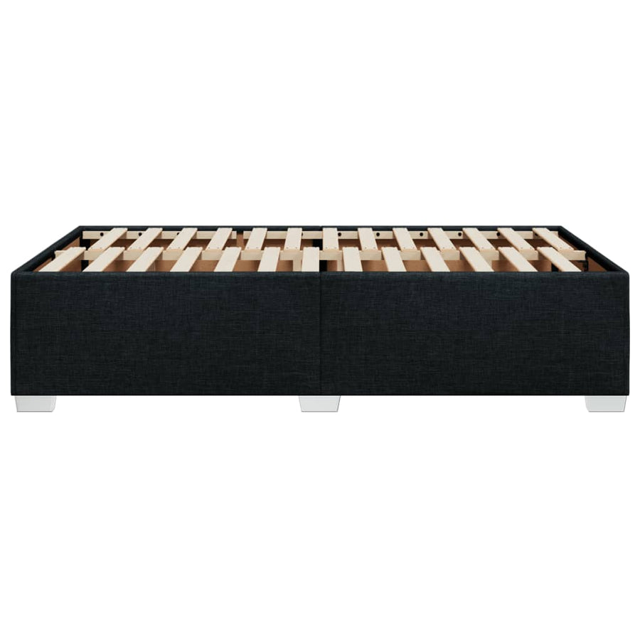 Bedframe stof zwart 120x190 cm
