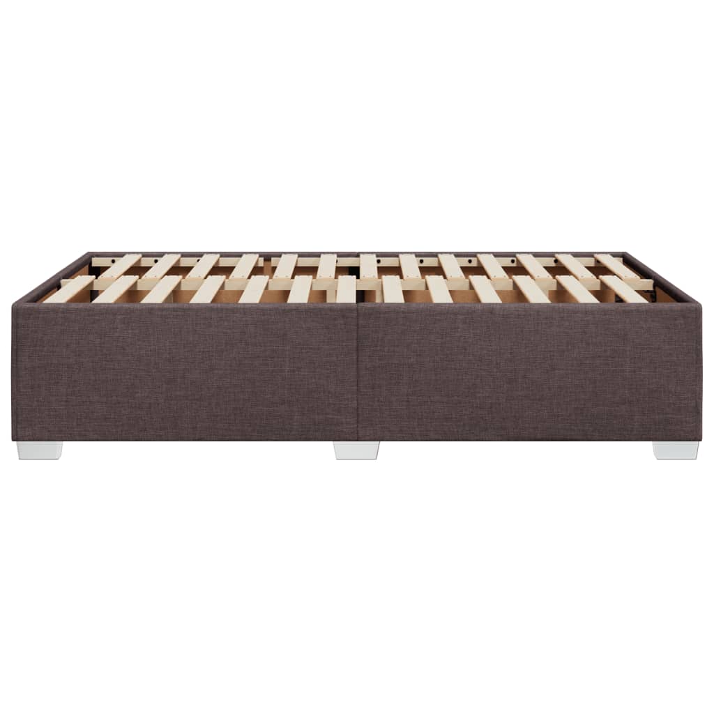 Bedframe stof donkerbruin 120x190 cm