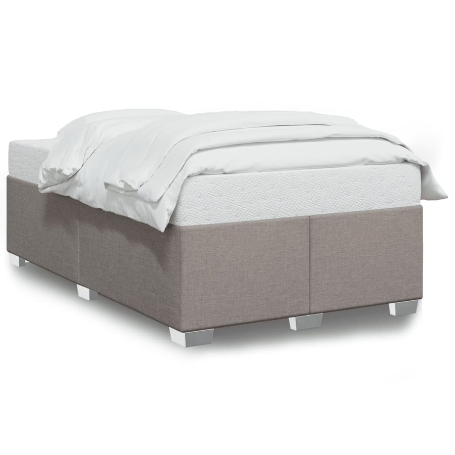 Bedframe stof taupe 120x190 cm