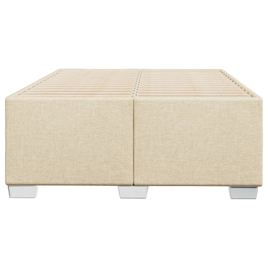 Bedframe stof crèmekleurig 120x190 cm