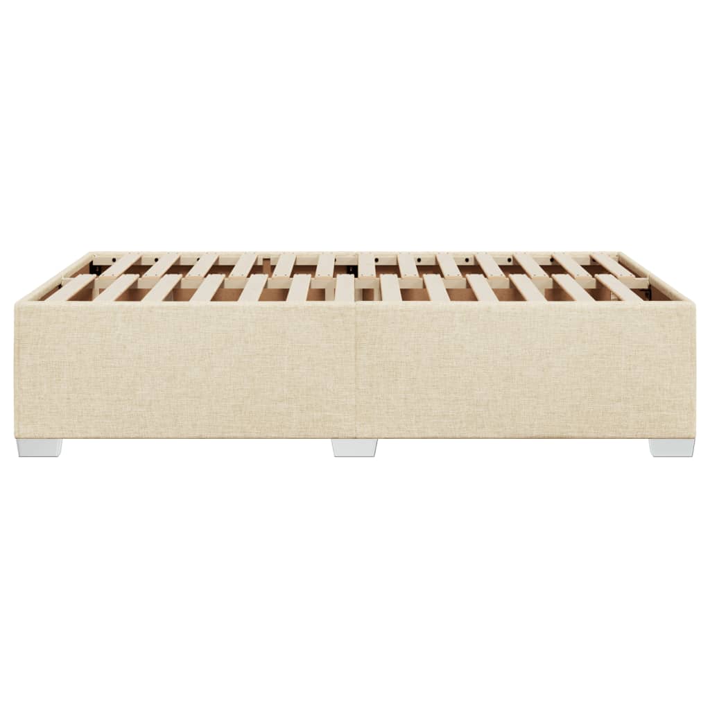 Bedframe stof crèmekleurig 120x190 cm