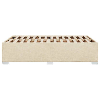 Bedframe stof crèmekleurig 120x190 cm