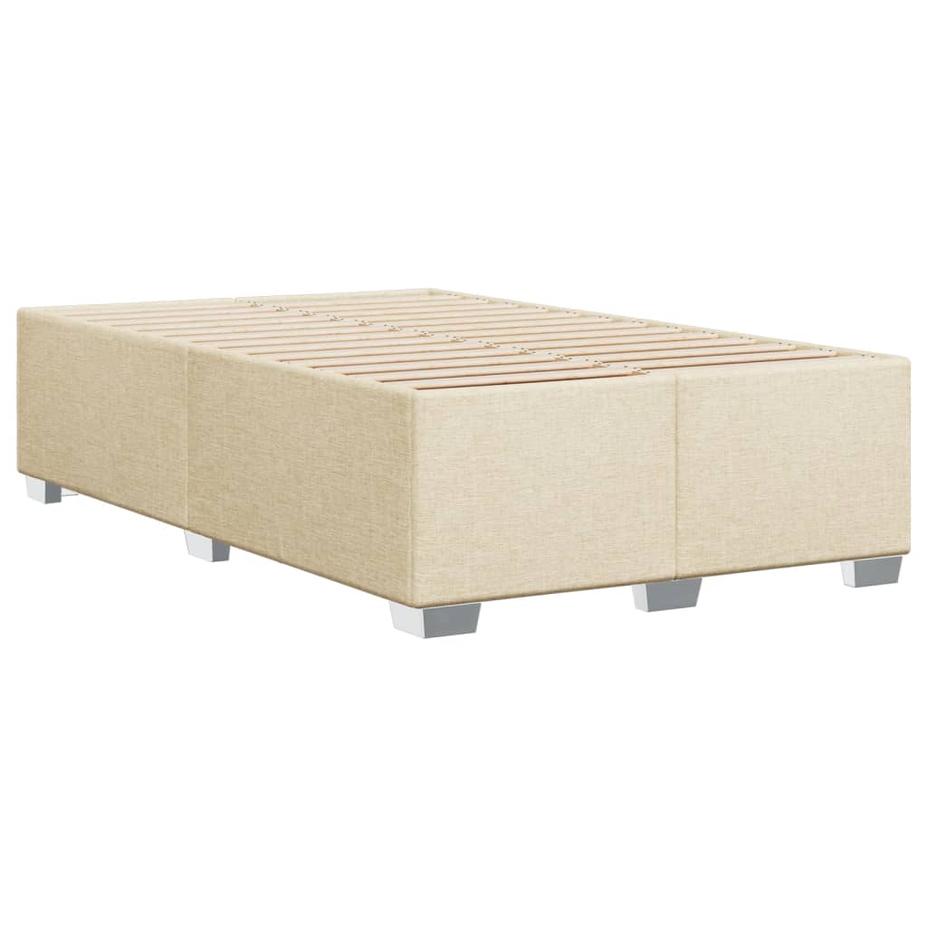 Bedframe stof crèmekleurig 120x190 cm