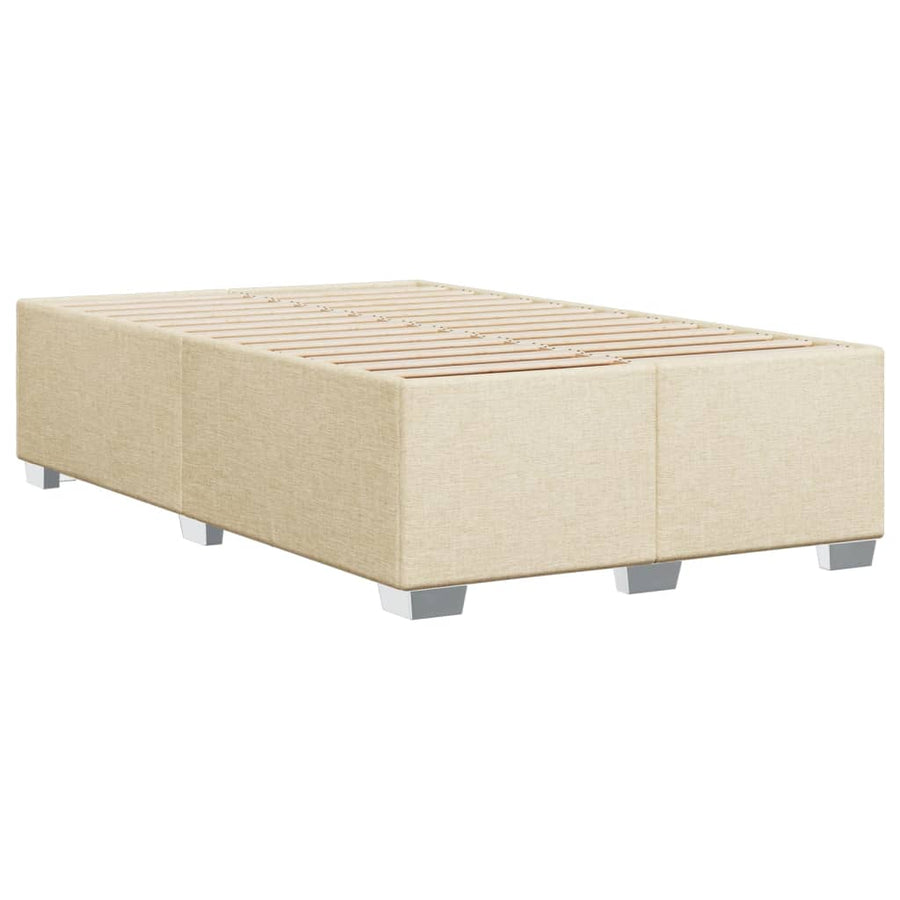 Bedframe stof crèmekleurig 120x190 cm