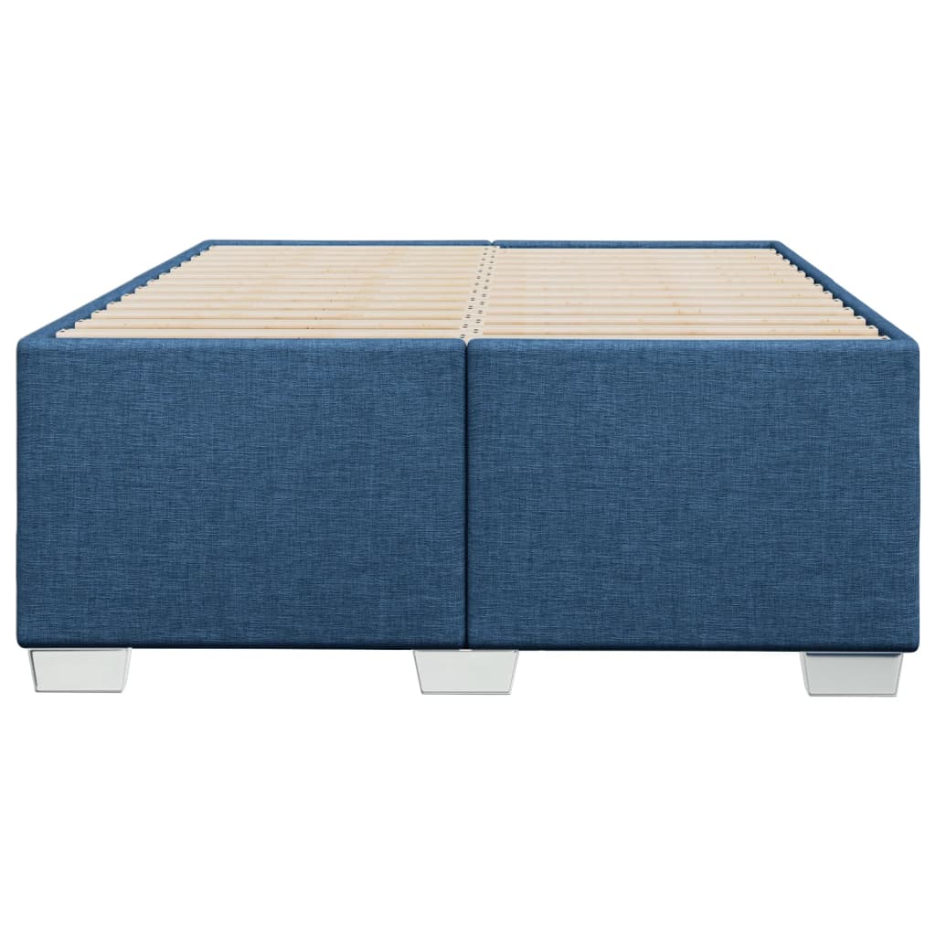 Bedframe stof blauw 120x190 cm
