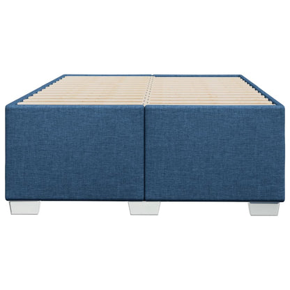 Bedframe stof blauw 120x190 cm
