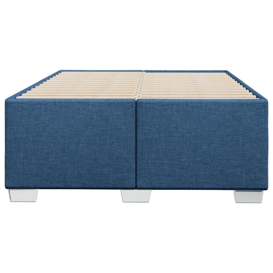 Bedframe stof blauw 120x190 cm