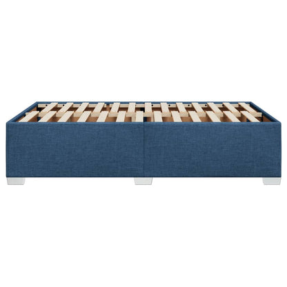 Bedframe stof blauw 120x190 cm