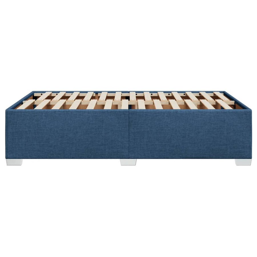 Bedframe stof blauw 120x190 cm