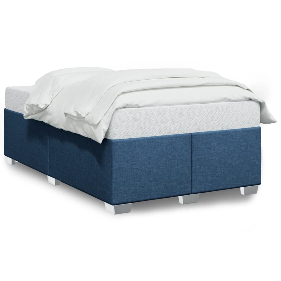 Bedframe stof blauw 120x190 cm