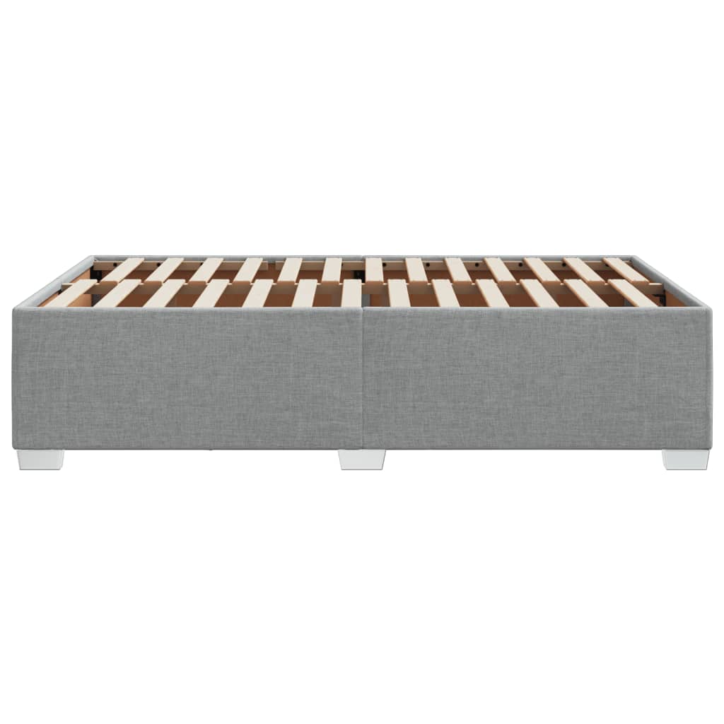 Bedframe stof lichtgrijs 120x200 cm