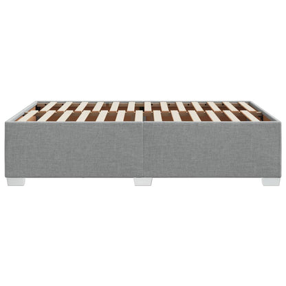 Bedframe stof lichtgrijs 120x200 cm