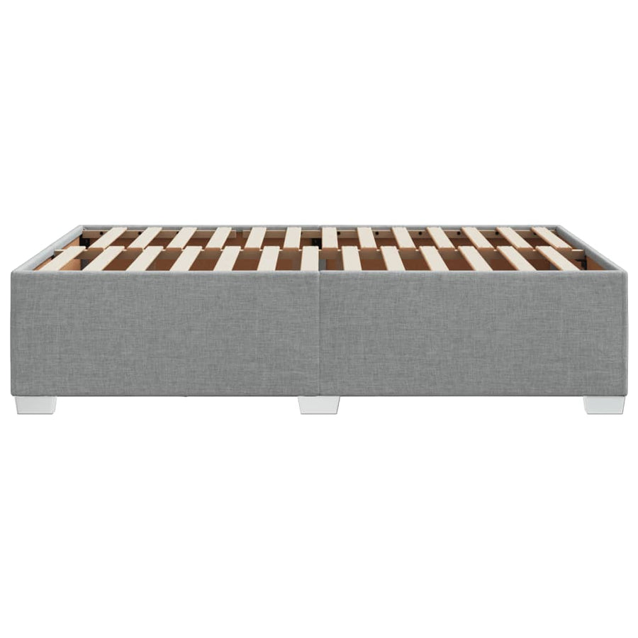 Bedframe stof lichtgrijs 120x200 cm