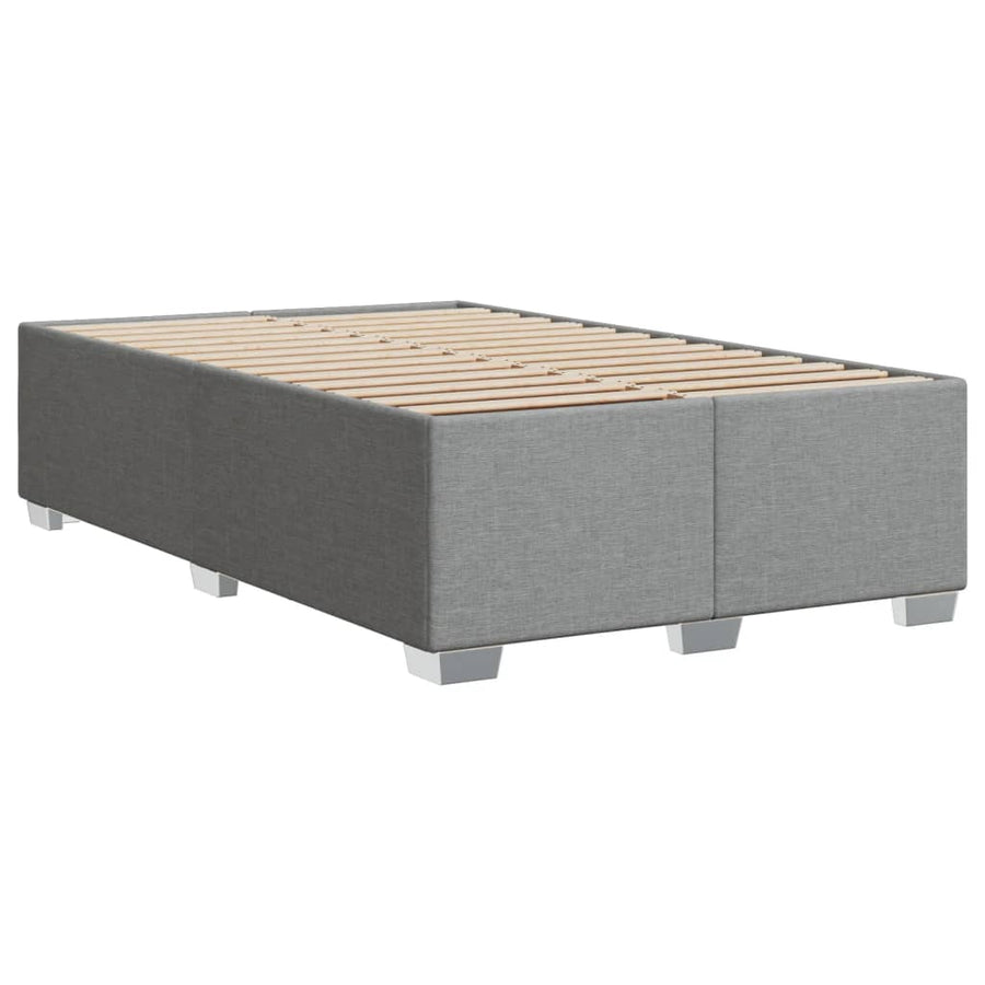 Bedframe stof lichtgrijs 120x200 cm