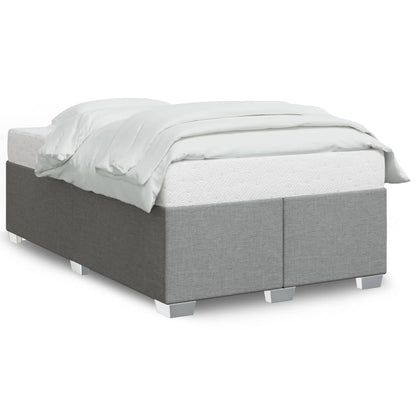 Bedframe stof lichtgrijs 120x200 cm