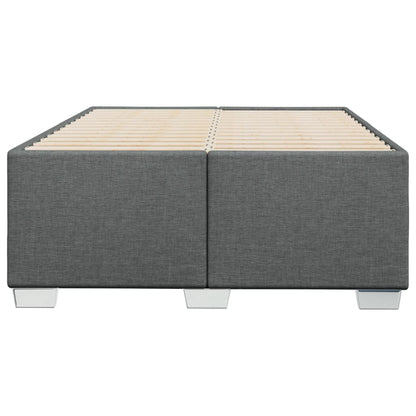 Bedframe stof donkergrijs 120x200 cm