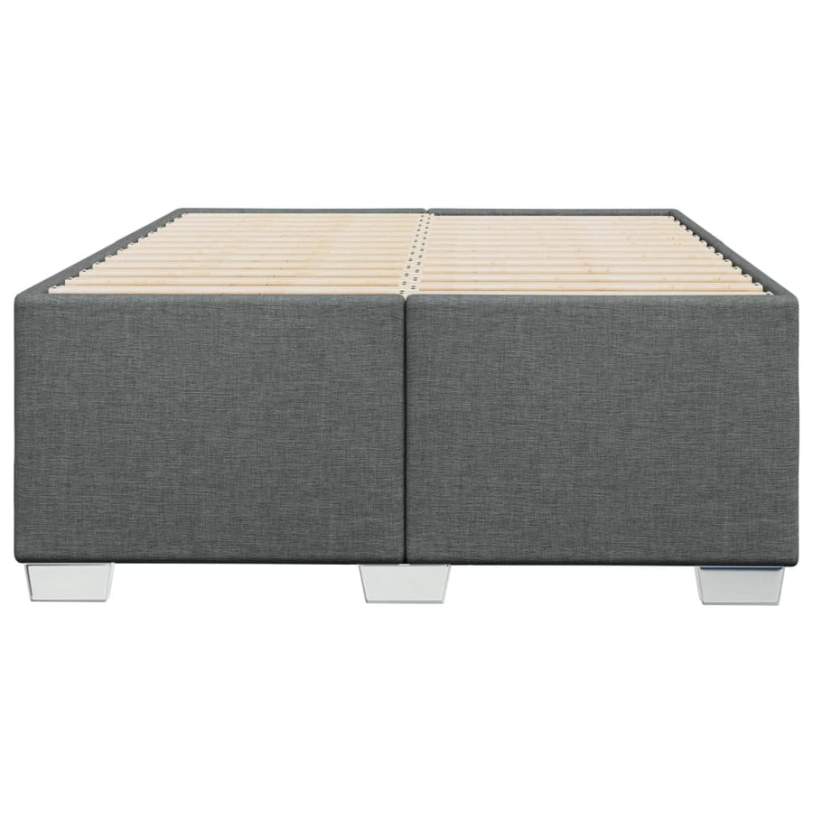 Bedframe stof donkergrijs 120x200 cm