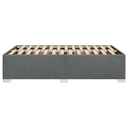 Bedframe stof donkergrijs 120x200 cm