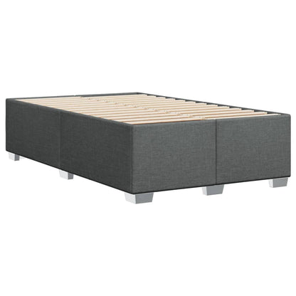 Bedframe stof donkergrijs 120x200 cm