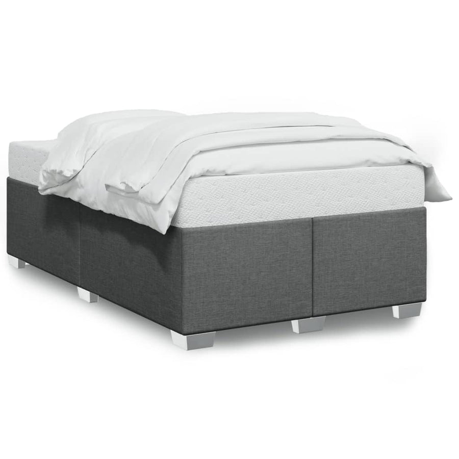Bedframe stof donkergrijs 120x200 cm