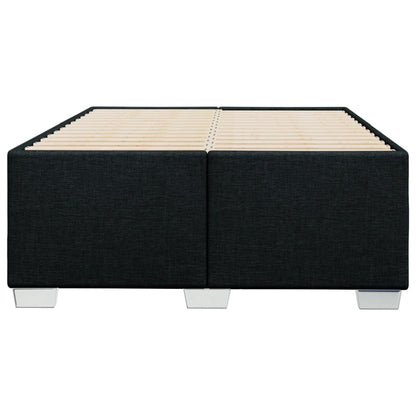 Bedframe stof zwart 120x200 cm