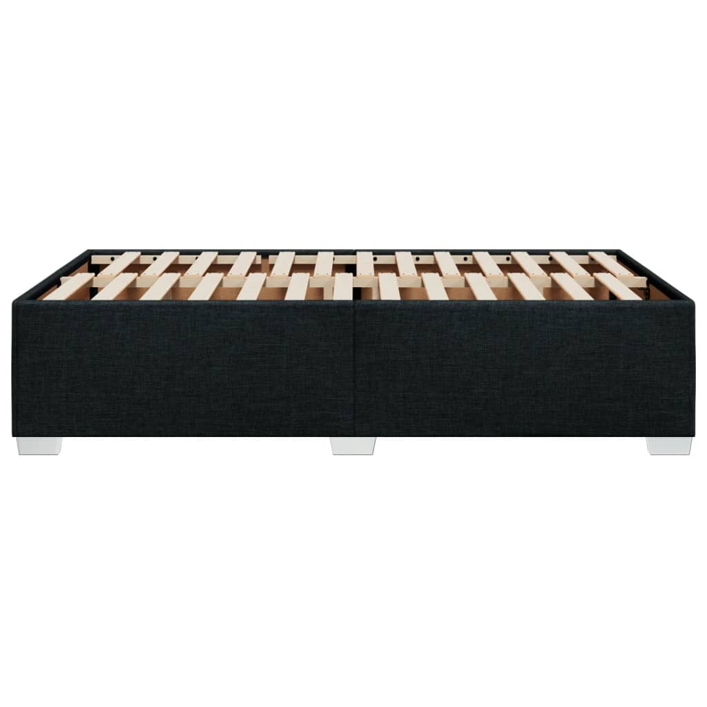 Bedframe stof zwart 120x200 cm