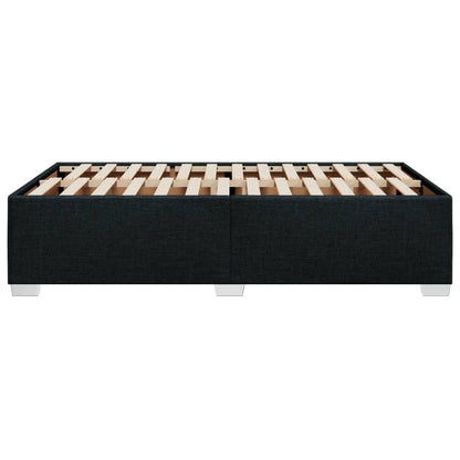 Bedframe stof zwart 120x200 cm
