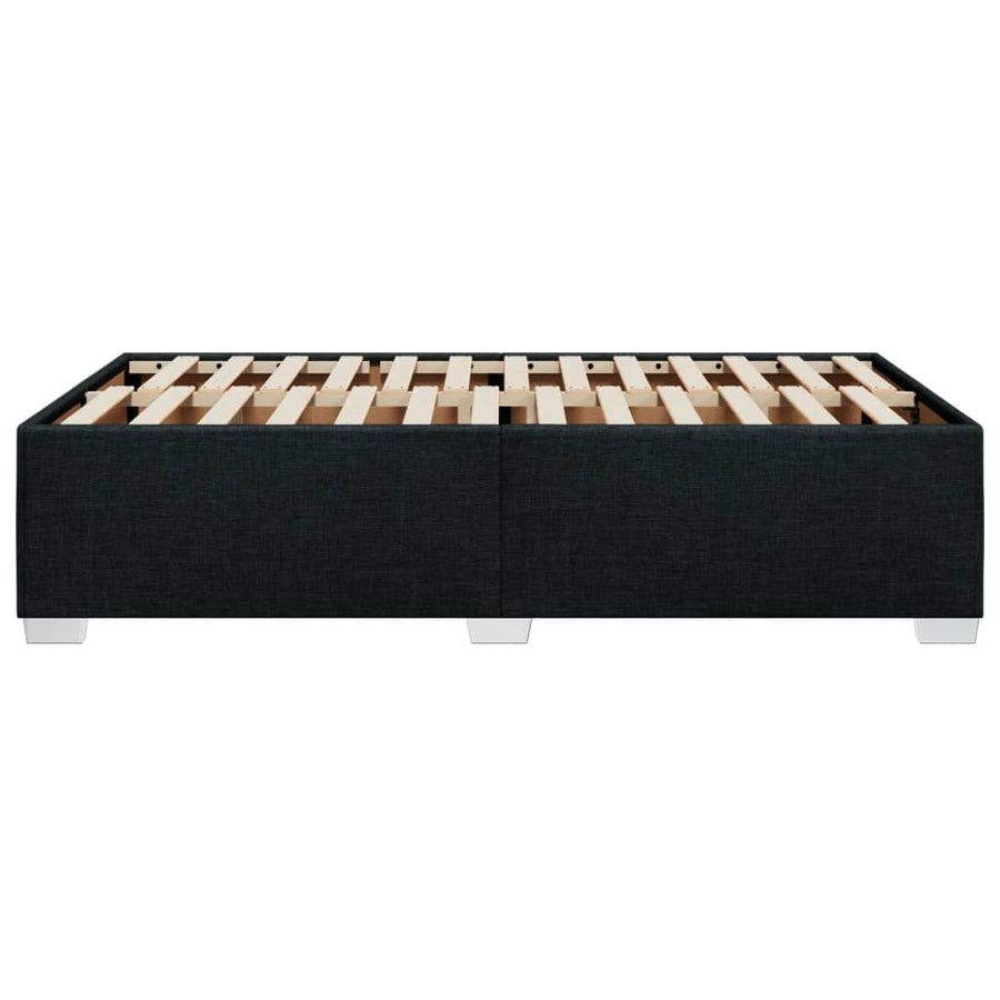 Bedframe stof zwart 120x200 cm