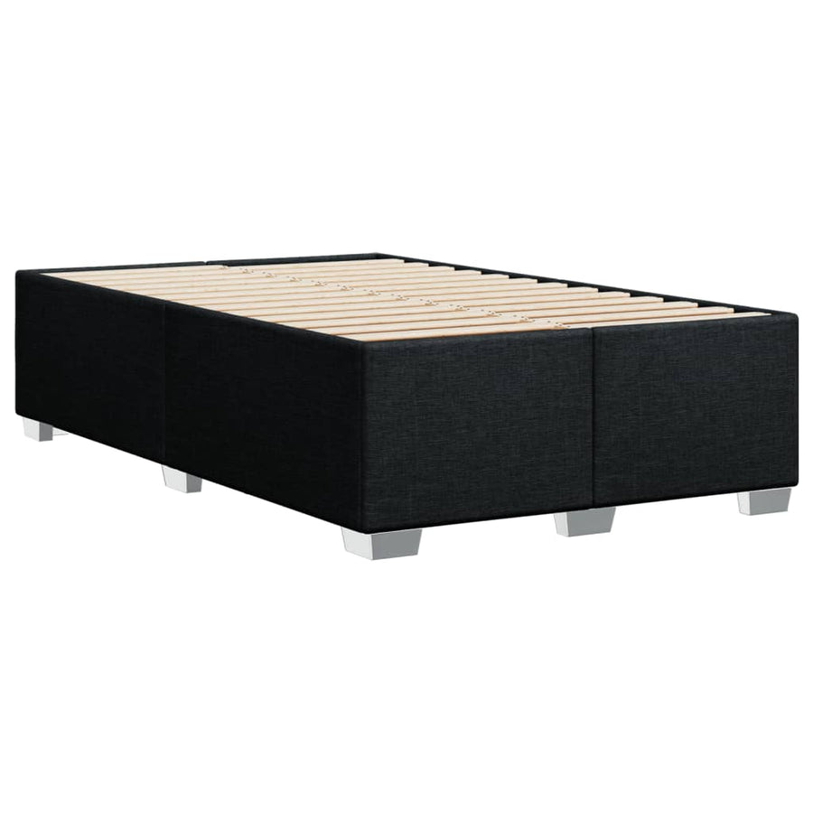 Bedframe stof zwart 120x200 cm