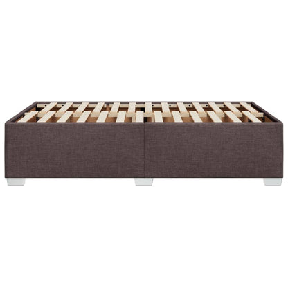 Bedframe stof donkerbruin 120x200 cm