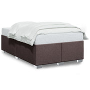 Bedframe 120x200 cm stof donkerbruin
