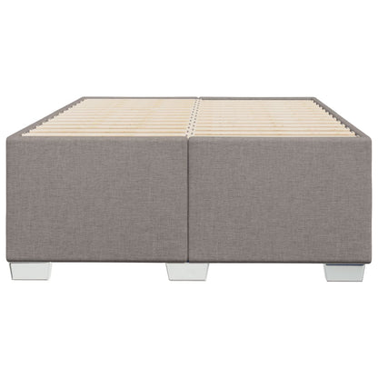 Bedframe stof taupe 120x200 cm