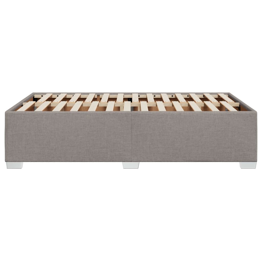 Bedframe stof taupe 120x200 cm