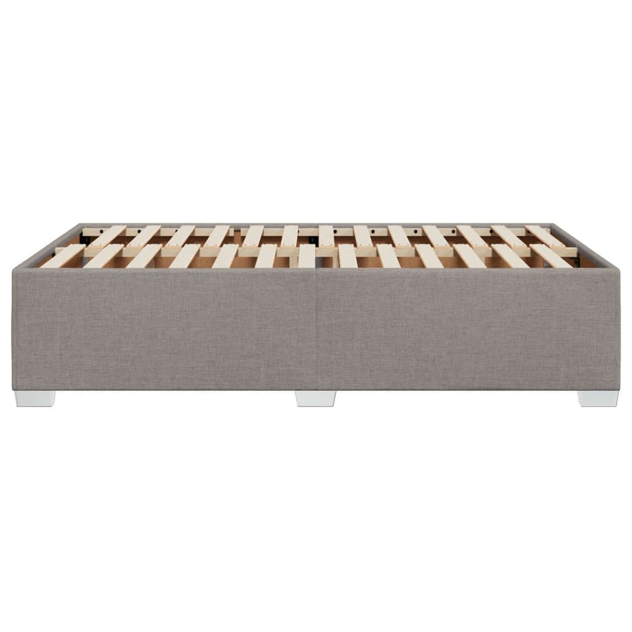 Bedframe stof taupe 120x200 cm